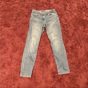 Stylish Light Blue Women's Straight Leg Jeans